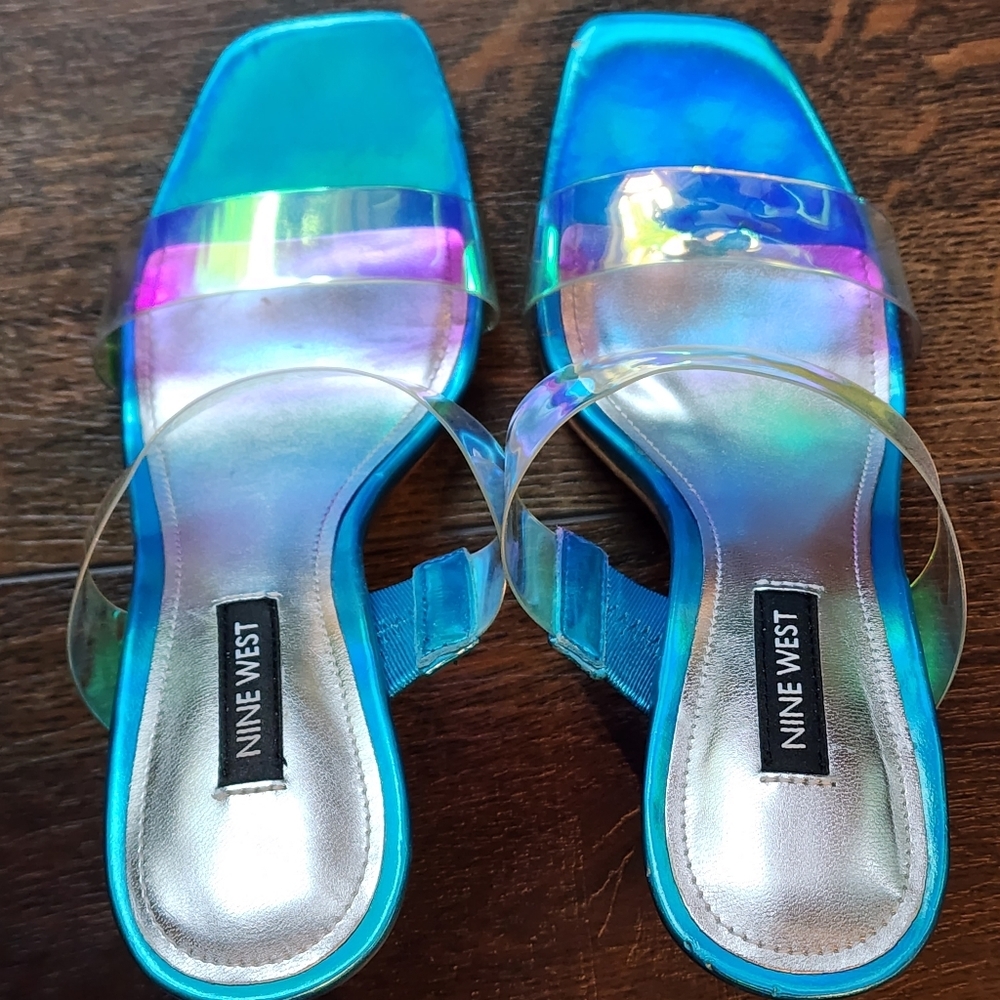 NINE WEST Women's Zabbi3 Heeled Sandal - Picture 7 of 9